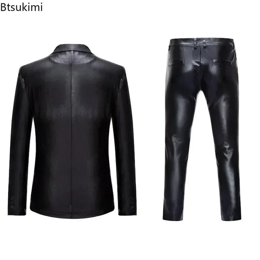 Men’s Shiny Gold Party Suit Set | by Anwer Fancy | Worldwide Shipping