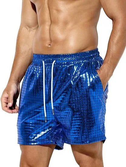 Men’s Shiny Lounge Shorts | Men's Loungewear by Anwer Fancy | Worldwide Shipping
