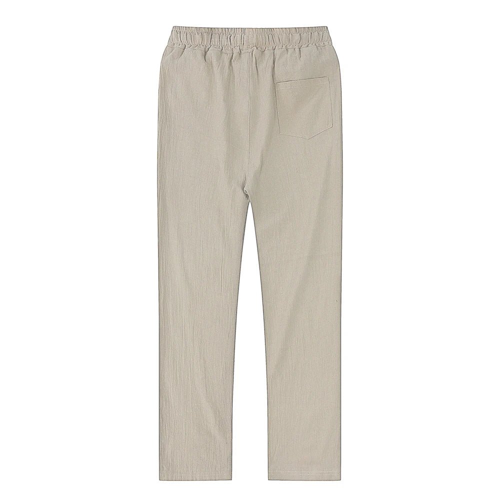 Men’s Solid Linen Trousers | Men's Loungewear by Anwer Fancy | Worldwide Shipping