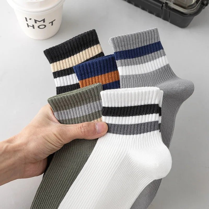 Men’s Striped Low - Cut Casual Socks | Men's Socks & Hosiery by Anwer Fancy | Worldwide Shipping