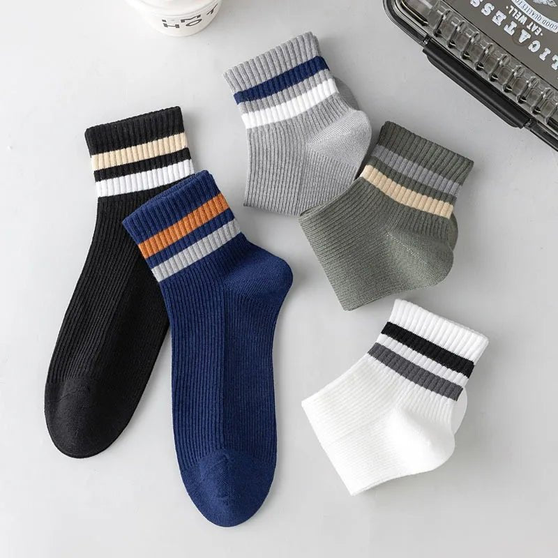 Men’s Striped Low - Cut Casual Socks | Men's Socks & Hosiery by Anwer Fancy | Worldwide Shipping