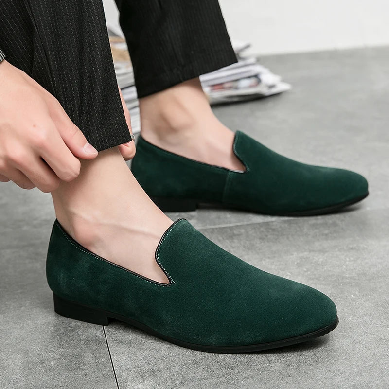 Men’s Suede Driving Mules | Men's Mules & Clogs by Anwer Fancy | Worldwide Shipping