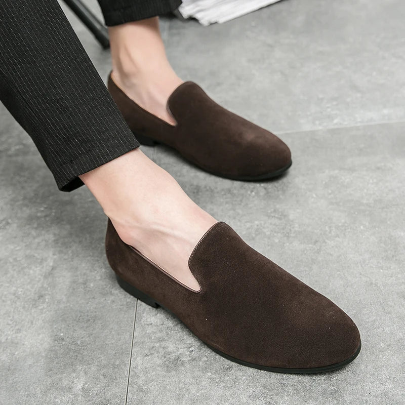 Men’s Suede Driving Mules | Men's Mules & Clogs by Anwer Fancy | Worldwide Shipping