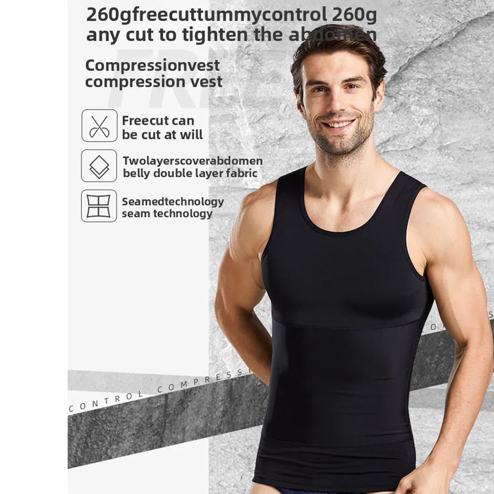 Men’s Tummy Control Shaper Vest | by Anwer Fancy | Worldwide Shipping