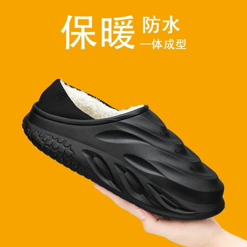 Men’s Velvet - Lined Waterproof Slippers | by Anwer Fancy | Worldwide Shipping