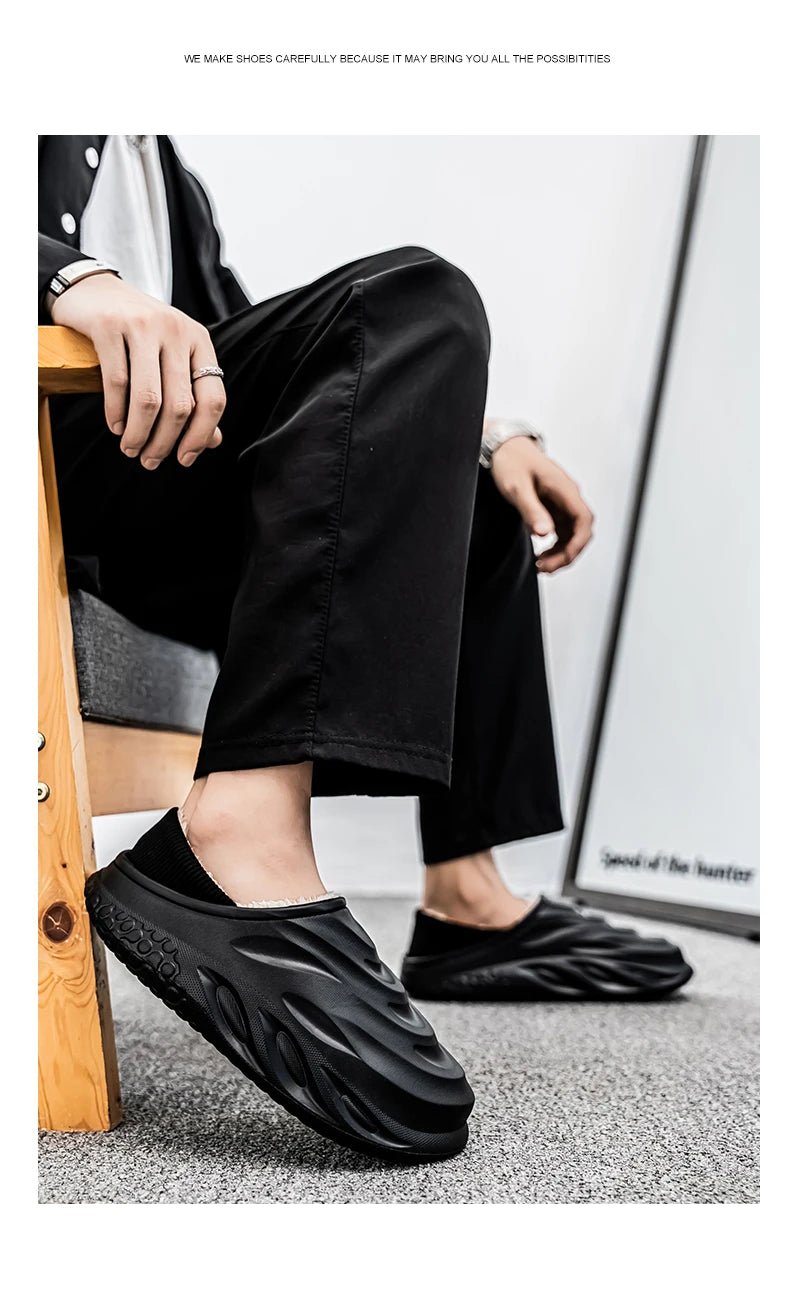 Men’s Velvet - Lined Waterproof Slippers | by Anwer Fancy | Worldwide Shipping