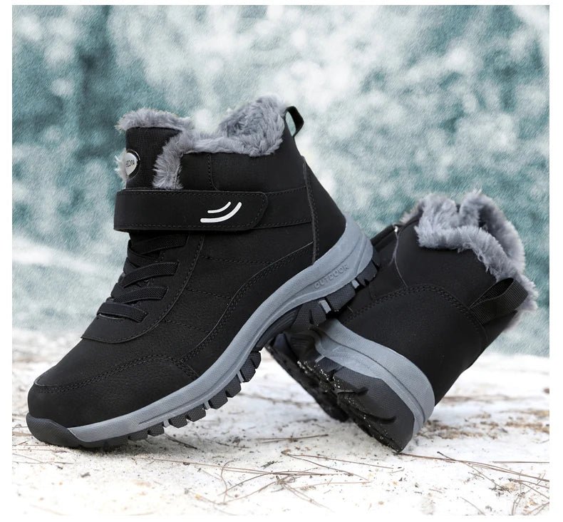 Men’s Warm Fur Platform Snow Boots | Men's Snow Boots by Anwer Fancy | Worldwide Shipping