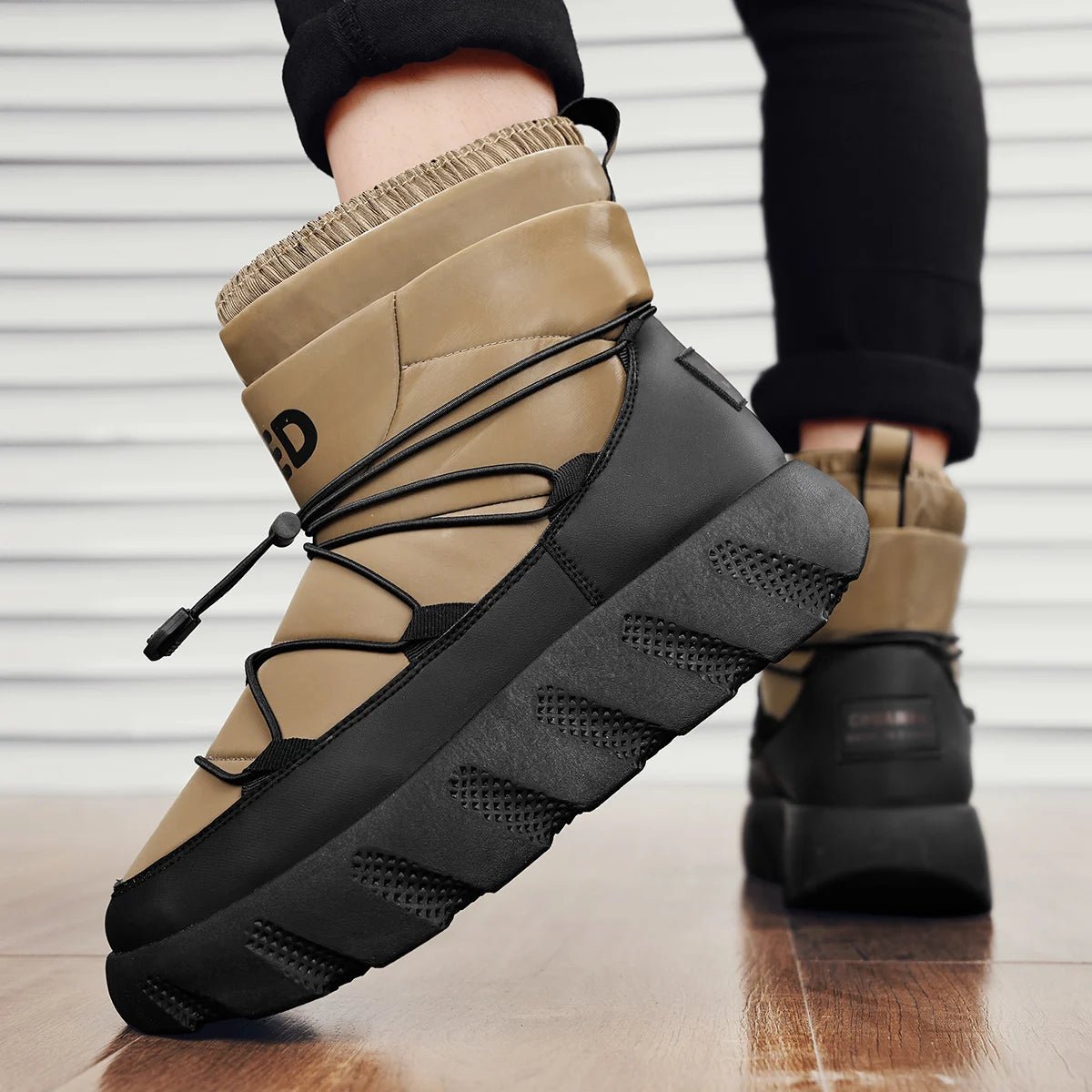 Men’s Waterproof Plush Winter Boots | Men's Snow Boots by Anwer Fancy | Worldwide Shipping