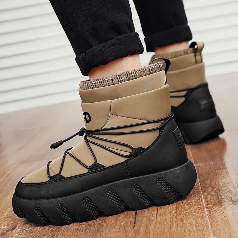 Men’s Waterproof Plush Winter Boots | Men's Snow Boots by Anwer Fancy | Worldwide Shipping
