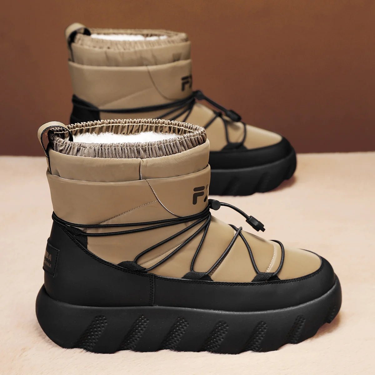 Men’s Waterproof Plush Winter Boots | Men's Snow Boots by Anwer Fancy | Worldwide Shipping