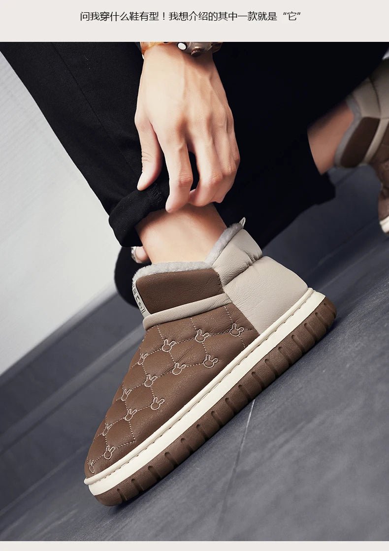 Men’s Waterproof Plush Winter Snow Boots | Men's Snow Boots by Anwer Fancy | Worldwide Shipping