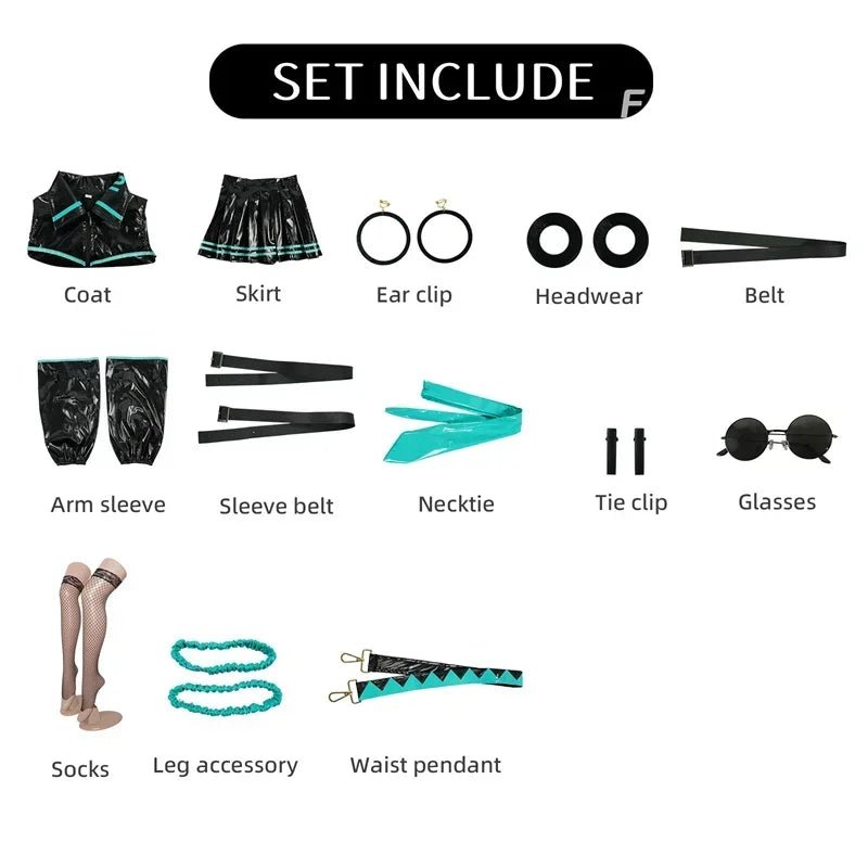 Mikuu Maid Cosplay Costume | by Anwer Fancy | Worldwide Shipping