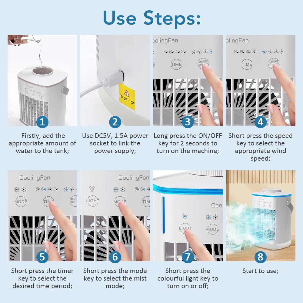 Mobile USB Air Cooler Fan | by Anwer Fancy | Worldwide Shipping