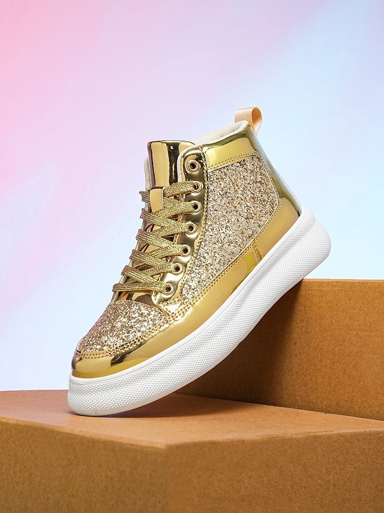 Pink Bling High Top Fashion Skate Shoes | by Anwer Fancy | Worldwide Shipping