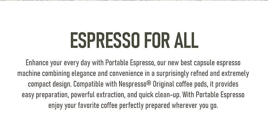 Portable 3 - in - 1 Coffee Machine | by Anwer Fancy | Worldwide Shipping