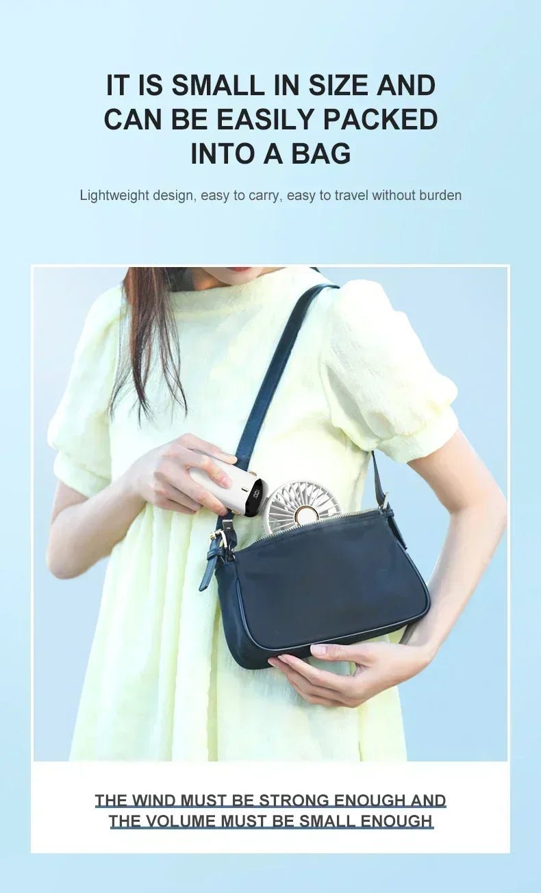 Portable Neck Fan Air Cooler | by Anwer Fancy | Worldwide Shipping