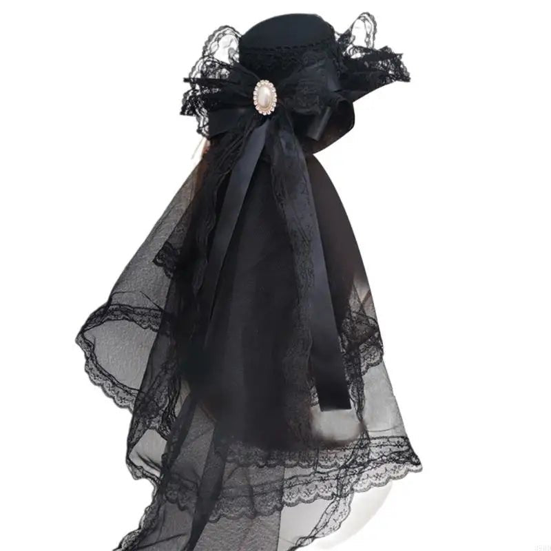 Ribbon Bowknot Veil Hat | by Anwer Fancy | Worldwide Shipping