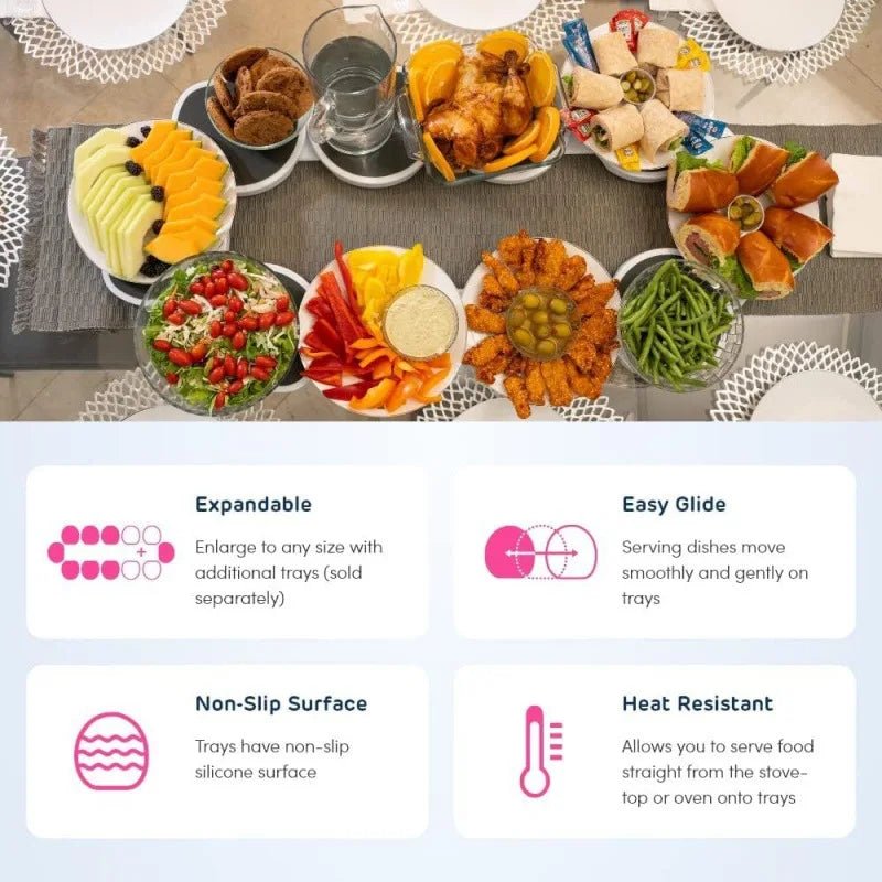 Rotating Dining Food Tray | by Anwer Fancy | Worldwide Shipping