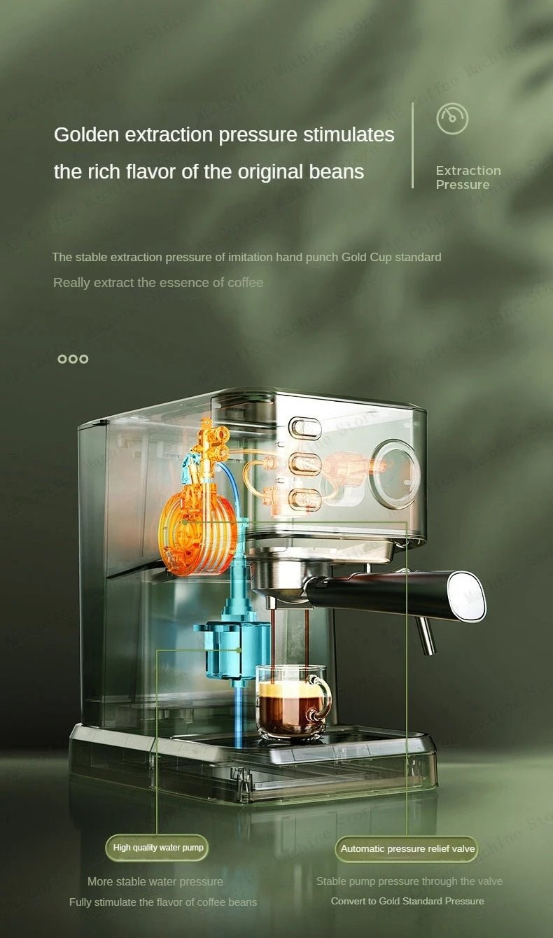 Semi - Automatic Espresso Machine | by Anwer Fancy | Worldwide Shipping