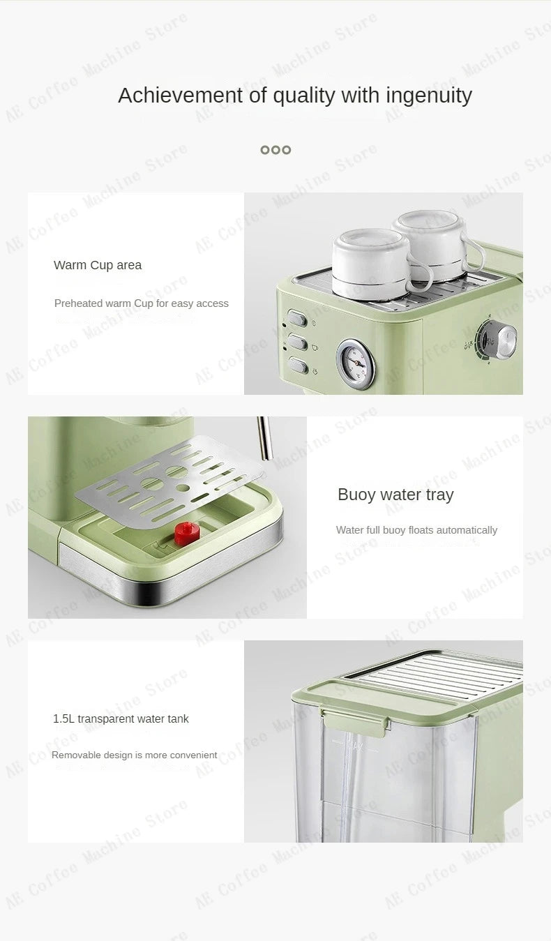 Semi - Automatic Espresso Machine | by Anwer Fancy | Worldwide Shipping