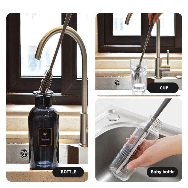 Silicone Bottle Cleaning Brush | by Anwer Fancy | Worldwide Shipping