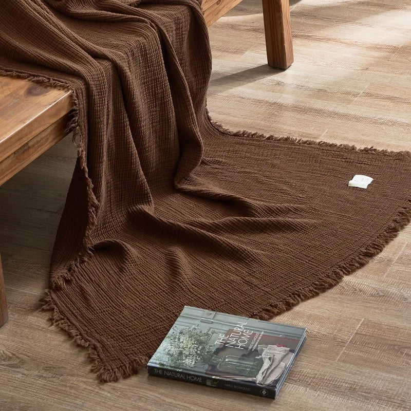 Soft Cotton Throw Blanket | by Anwer Fancy | Worldwide Shipping