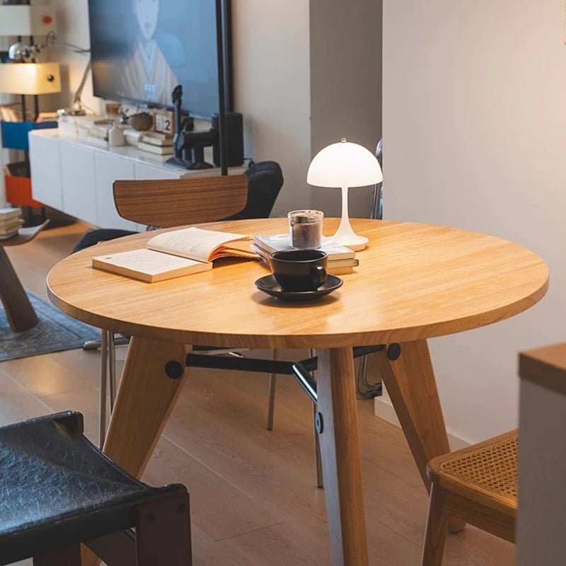 Solid Wood Round Dining Table | by Anwer Fancy | Worldwide Shipping