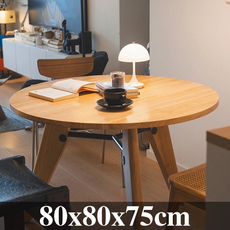 Solid Wood Round Dining Table | by Anwer Fancy | Worldwide Shipping