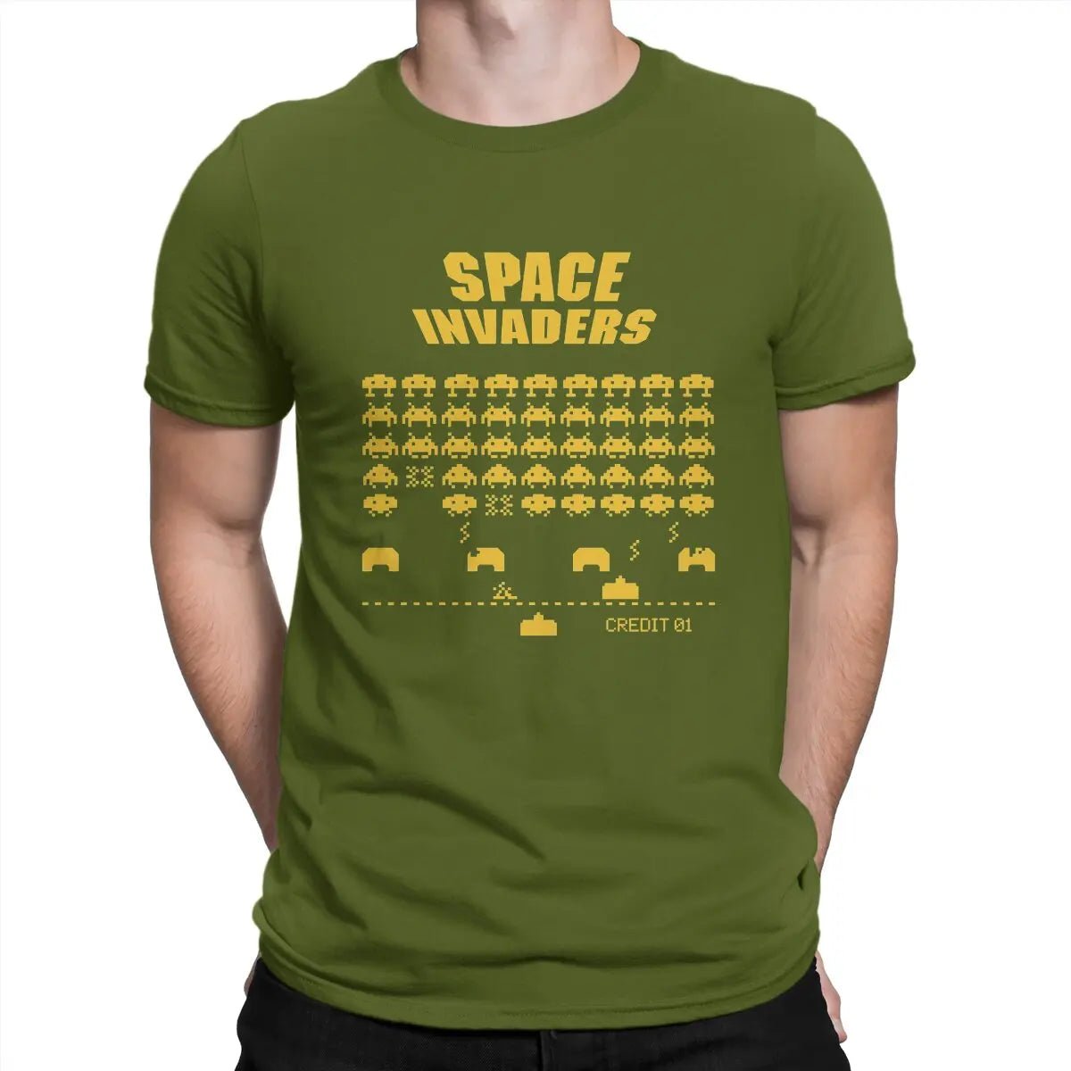 Space Invaders Graphic T-Shirt | by Anwer Fancy | Worldwide Shipping