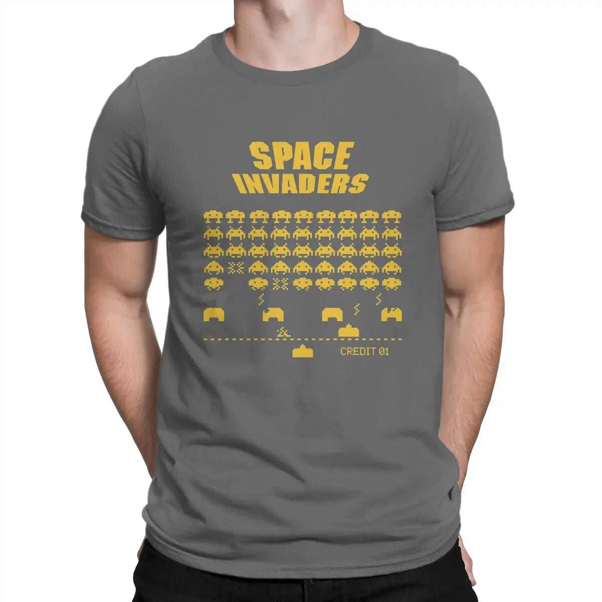 Space Invaders Graphic T-Shirt | by Anwer Fancy | Worldwide Shipping