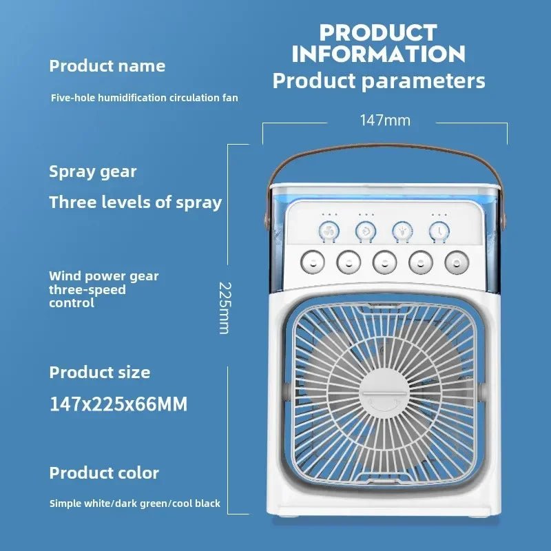 USB LED Portable Air Conditioner Fan | by Anwer Fancy | Worldwide Shipping