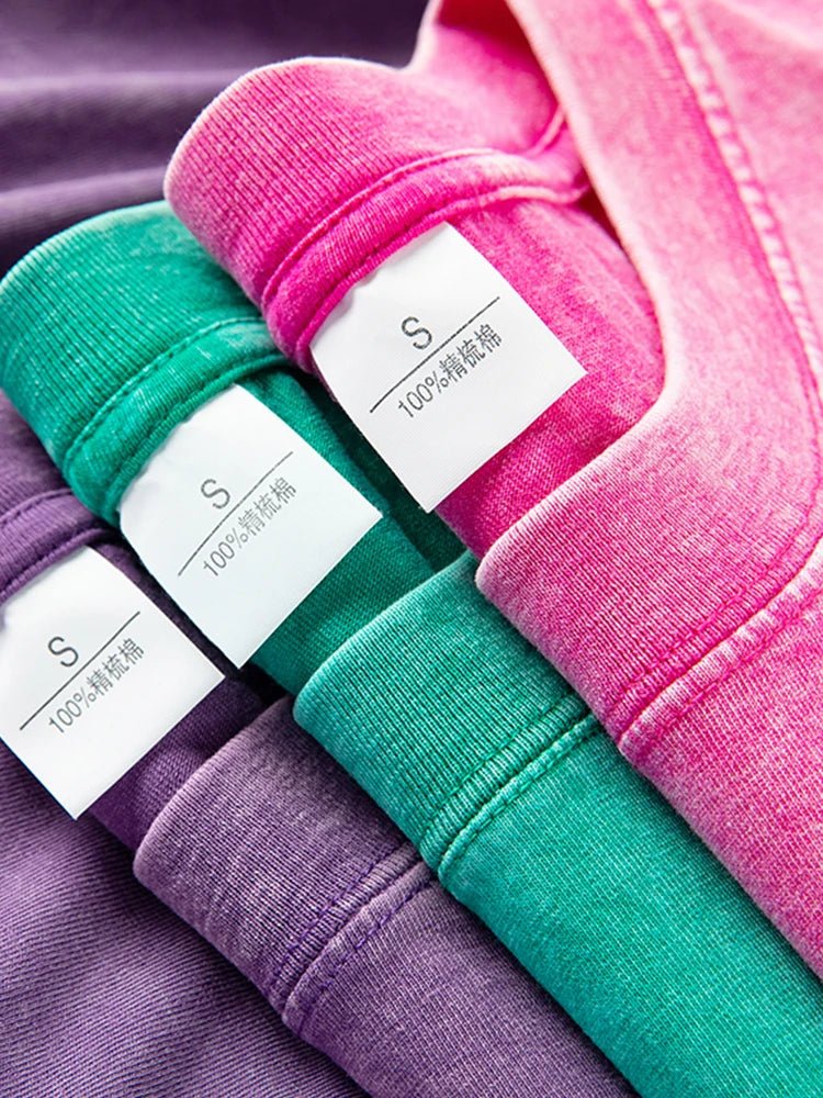 Vintage Washed Unisex Retro T-Shirt | by Anwer Fancy | Worldwide Shipping