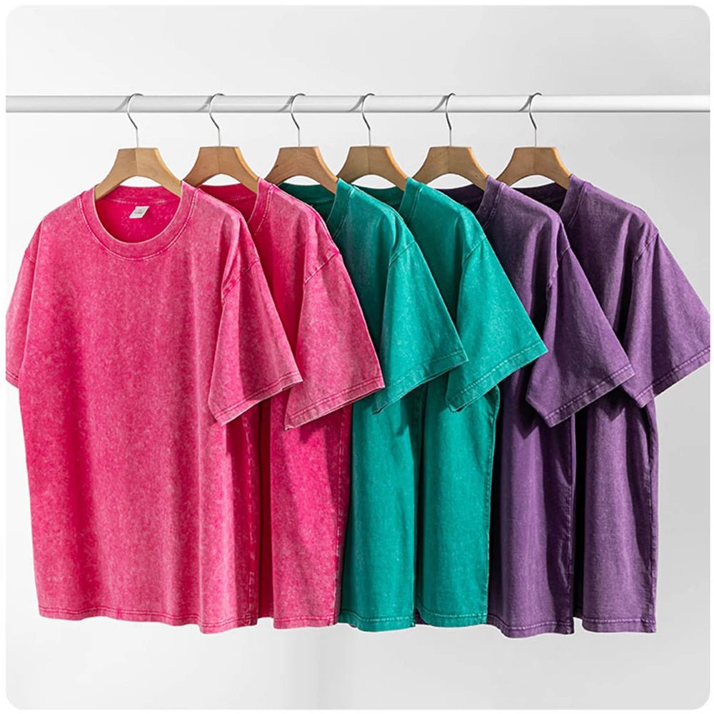 Vintage Washed Unisex Retro T-Shirt | by Anwer Fancy | Worldwide Shipping