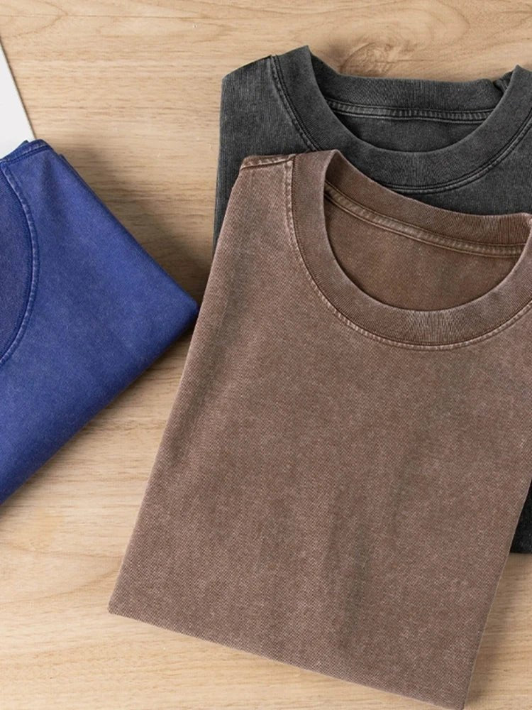 Vintage Washed Unisex Retro T-Shirt | by Anwer Fancy | Worldwide Shipping