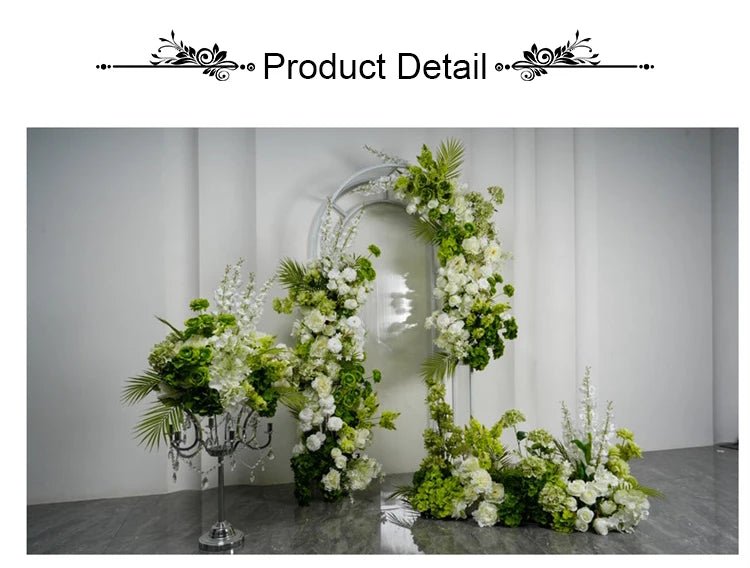 White Green Floral Arrangement Decor | by Anwer Fancy | Worldwide Shipping
