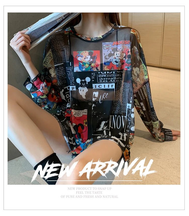 Women’s Casual Cartoon T-Shirt | by Anwer Fancy | Worldwide Shipping