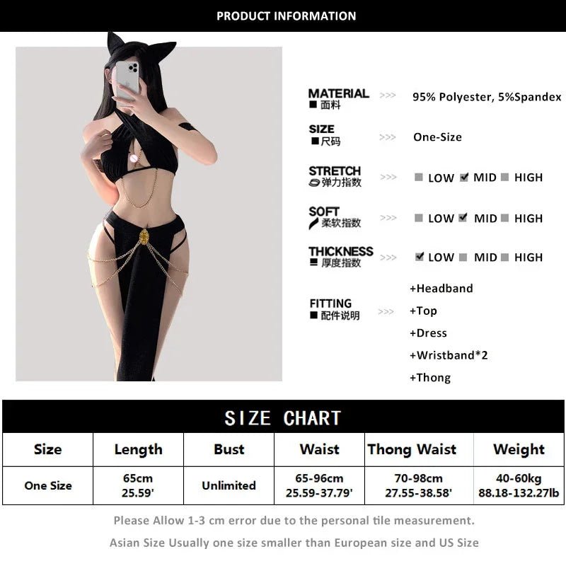 Women’s Cat Cosplay Costume Set | by Anwer Fancy | Worldwide Shipping