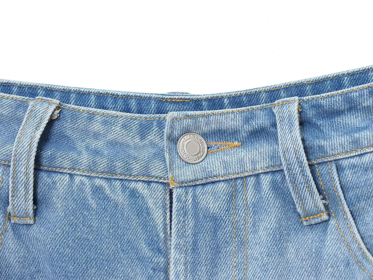 Women’s Retro Denim Suit Set | by Anwer Fancy | Worldwide Shipping