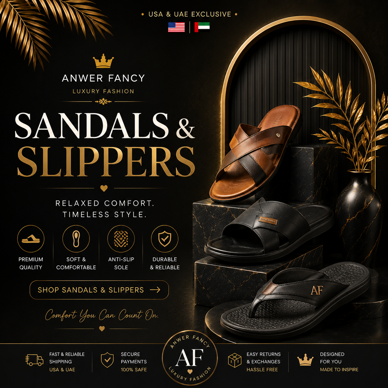 Sandals & Slippers