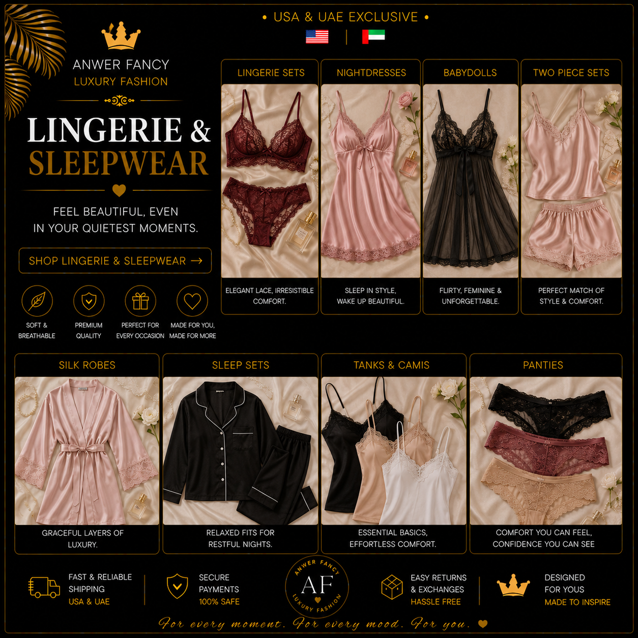Lingerie & Sleepwear
