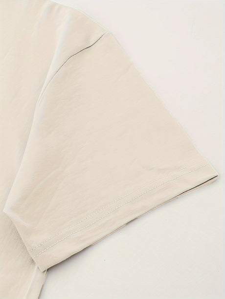 Close-up of the sleeve of a Retro Country Music Festival T-Shirt, showcasing the crew neck and cotton fabric.