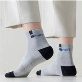 10 Pairs Men’s Breathable Striped Sports Socks | Men's Socks & Hosiery by Anwer Fancy | Worldwide Shipping