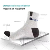 10 Pairs Men’s Breathable Striped Sports Socks | Men's Socks & Hosiery by Anwer Fancy | Worldwide Shipping