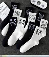 10 Pairs Men’s Ghost Graffiti Sports Socks | Men's Socks & Hosiery by Anwer Fancy | Worldwide Shipping