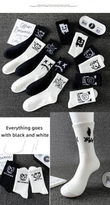 10 Pairs Men’s Ghost Graffiti Sports Socks | Men's Socks & Hosiery by Anwer Fancy | Worldwide Shipping