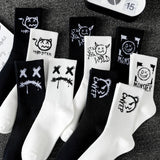 10 Pairs Men’s Ghost Graffiti Sports Socks | Men's Socks & Hosiery by Anwer Fancy | Worldwide Shipping