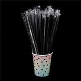 100pcs Clear Disposable PP Straws | by Anwer Fancy | Worldwide Shipping