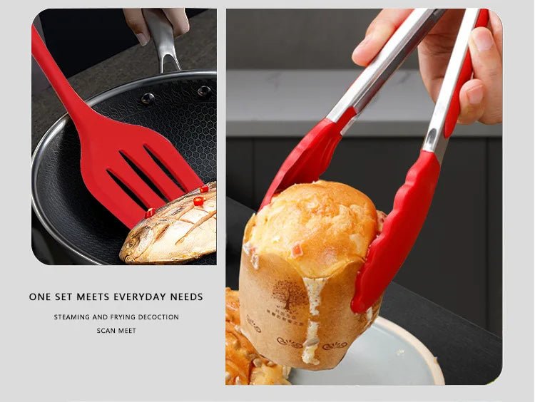 10pcs Silicone Cookware Set | by Anwer Fancy | Worldwide Shipping