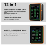 12 - in - 1 Air Quality Tester | by Anwer Fancy | Worldwide Shipping