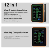 12 - in - 1 Air Quality Tester | by Anwer Fancy | Worldwide Shipping